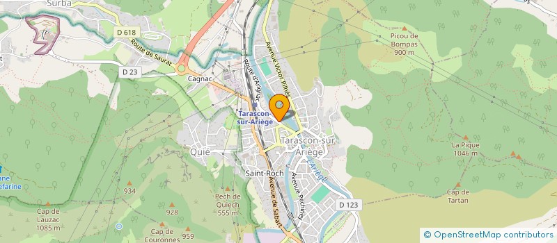localisation de l'entreprise FJJM à TARASCON-SUR-ARIEGE