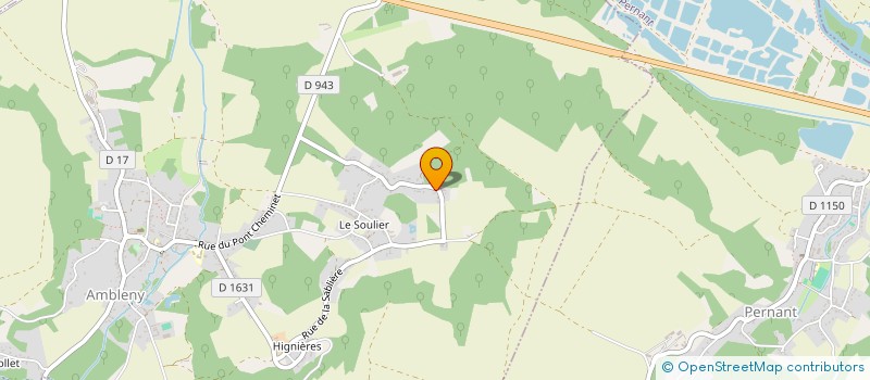 localisation de l'entreprise FJJP MONTAIGU à AMBLENY
