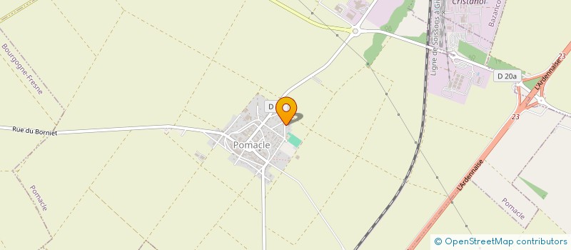 localisation de l'entreprise FJK IMMO  POMACLE