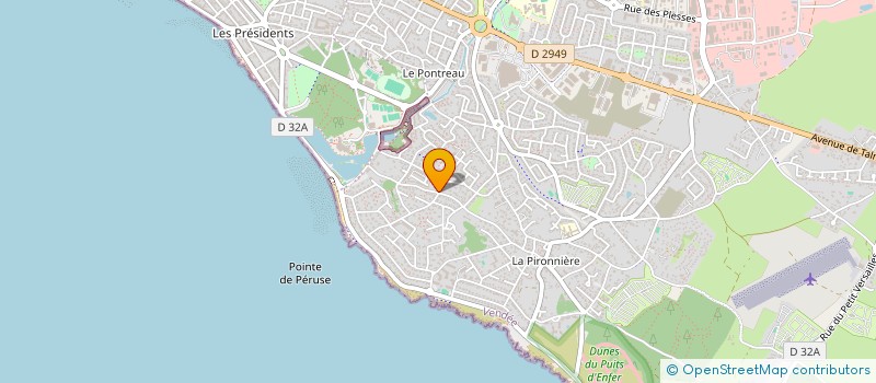 localisation de l'entreprise FJL CONSTRUCTIONS à LES SABLES-D'OLONNE