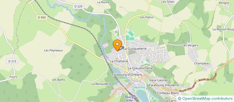 localisation de l'entreprise FJL ENVIRONNEMENT  TOUCY