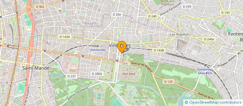 localisation de l'entreprise FJL RENOVATION  VINCENNES