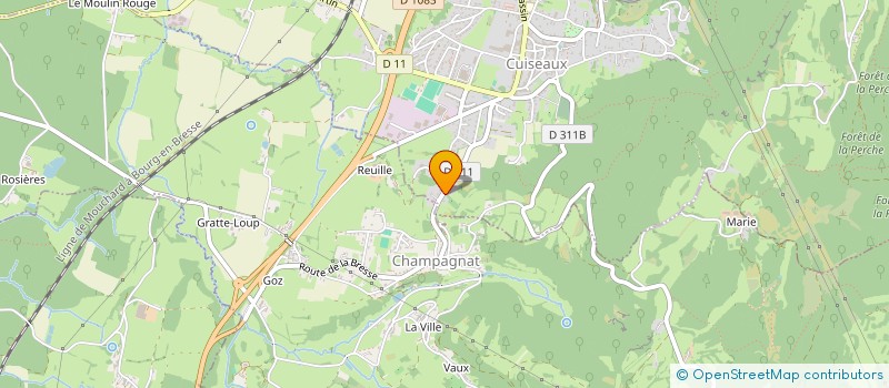 localisation de l'entreprise FJLA  CUISEAUX