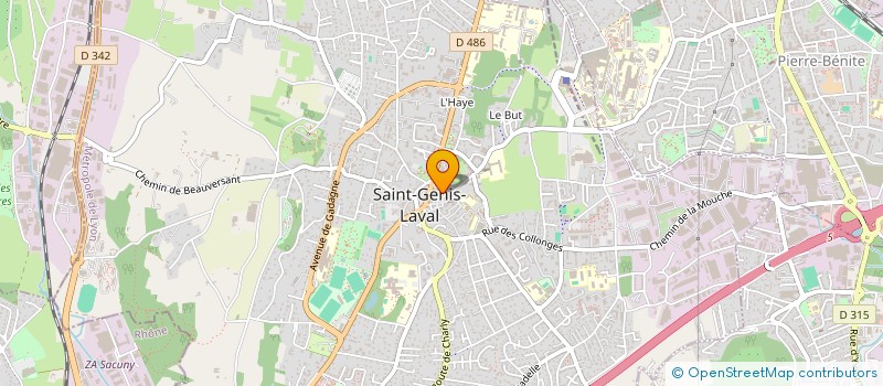 localisation de l'entreprise FJLM  SAINT-GENIS-LAVAL