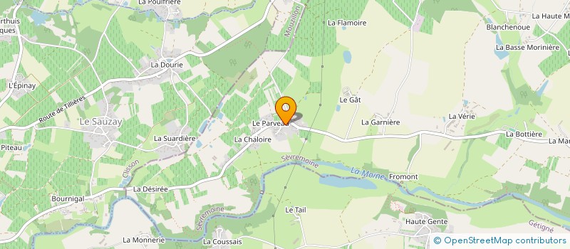 localisation de l'entreprise FJLS à SEVREMOINE