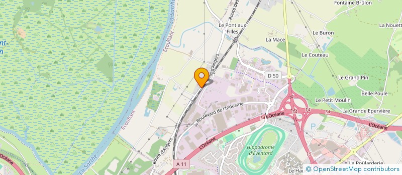 localisation de l'entreprise FJM  ECOUFLANT