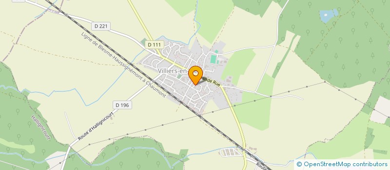 localisation de l'entreprise FJM à VILLIERS-EN-LIEU