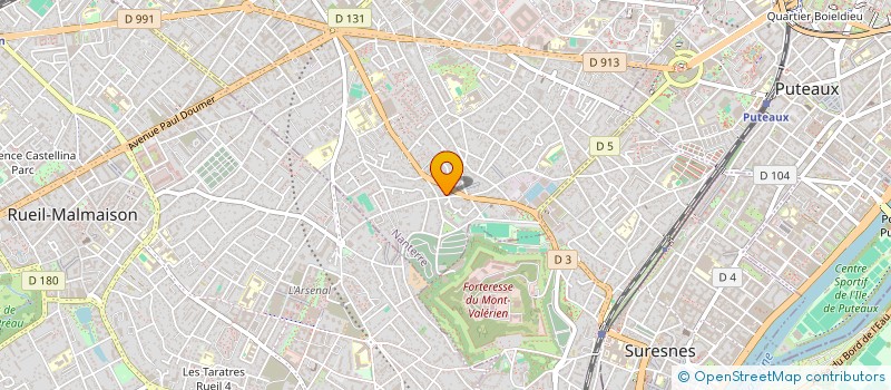 localisation de l'entreprise FJM  NANTERRE