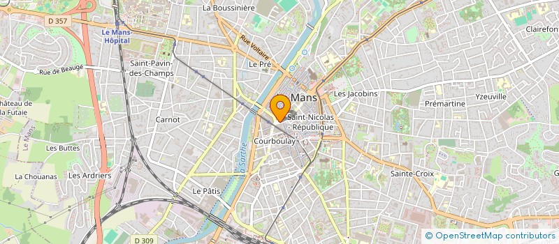 localisation de l'entreprise FJM  LE MANS