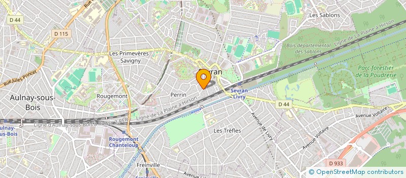localisation de l'entreprise FJM BI à SEVRAN
