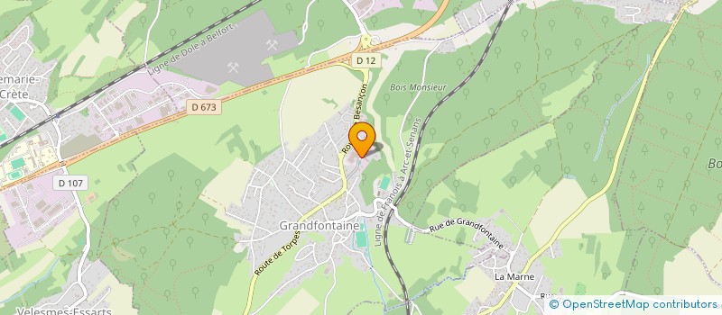 localisation de l'entreprise FJMACS  GRANDFONTAINE