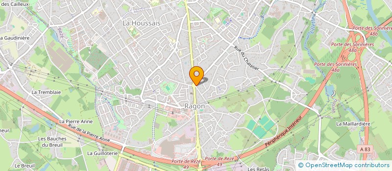 localisation de l'entreprise FJMD  REZE