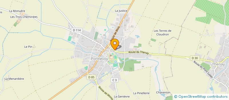 localisation de l'entreprise FJMS  LE CONTROIS-EN-SOLOGNE