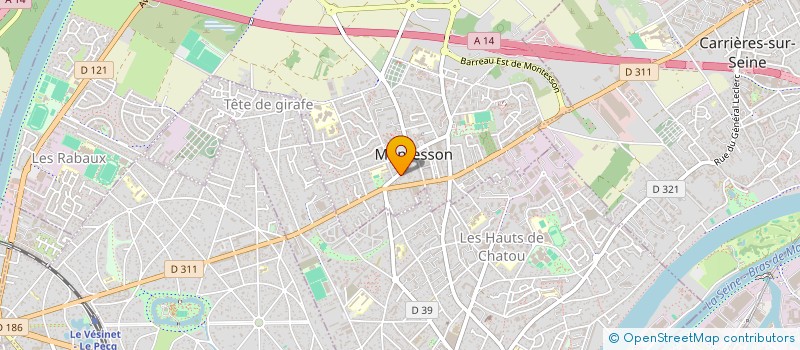 localisation de l'entreprise FJN-B  MONTESSON