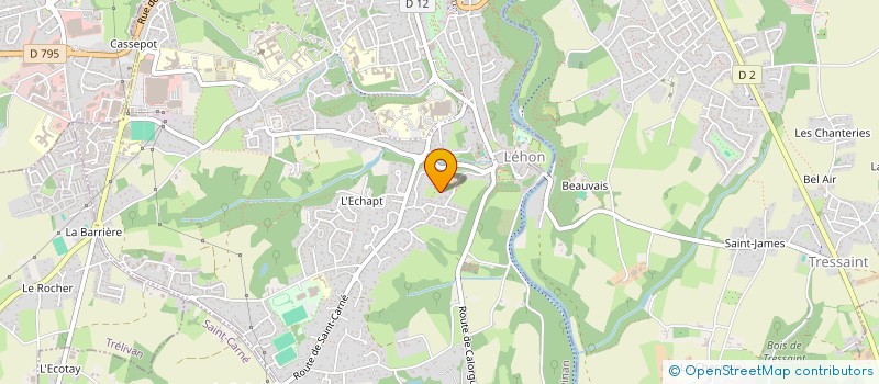 localisation de l'entreprise FJP à DINAN