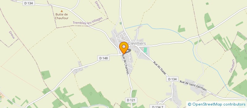localisation de l'entreprise FJP à CLEVILLIERS