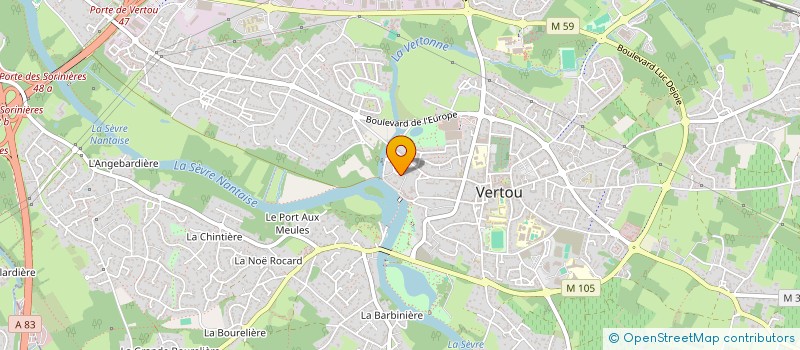 localisation de l'entreprise FJP à VERTOU