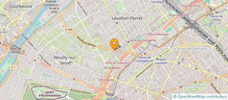 localisation de l'entreprise FJP à LEVALLOIS-PERRET