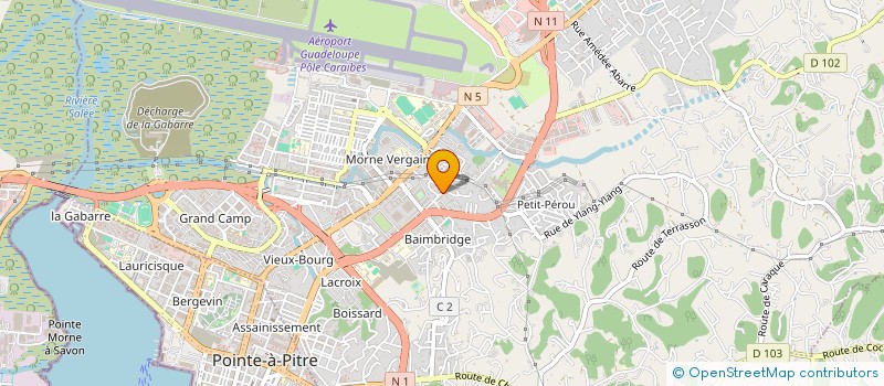 localisation de l'entreprise FJP CONSULTANTS à LES ABYMES