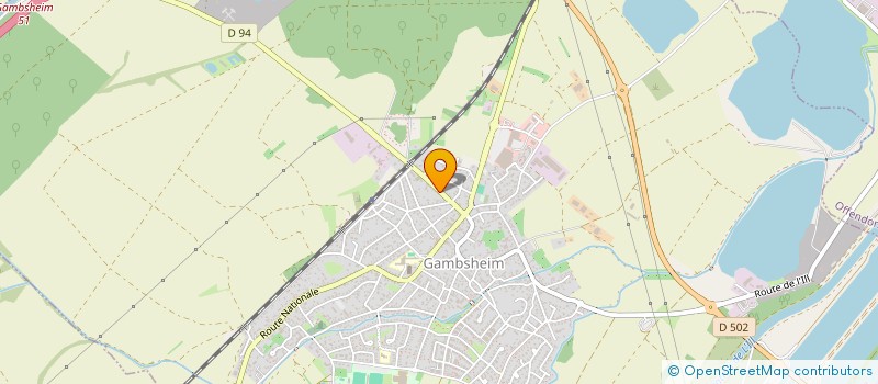 localisation de l'entreprise FJP INVEST  GAMBSHEIM