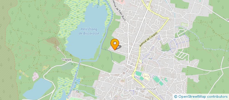 localisation de l'entreprise FJPADEL  BISCARROSSE