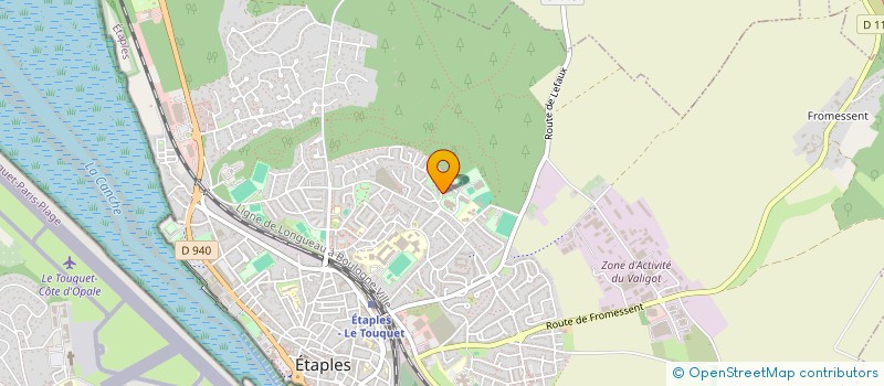 localisation de l'entreprise FJPG  ETAPLES