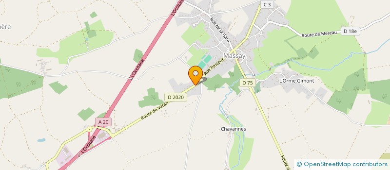 localisation de l'entreprise FJPG CONCEPT  MASSAY