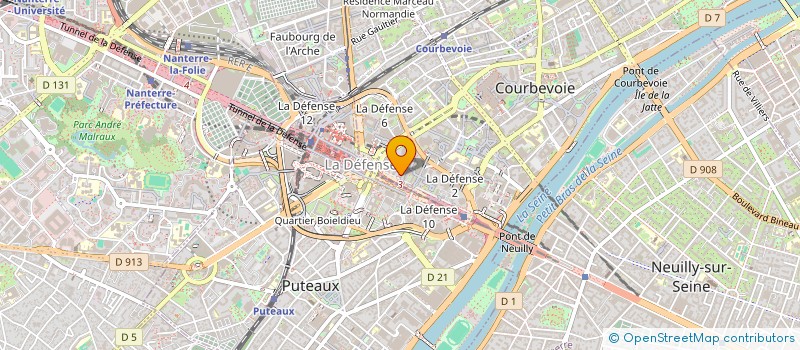 localisation de l'entreprise FJPS PLOMBERIE à COURBEVOIE