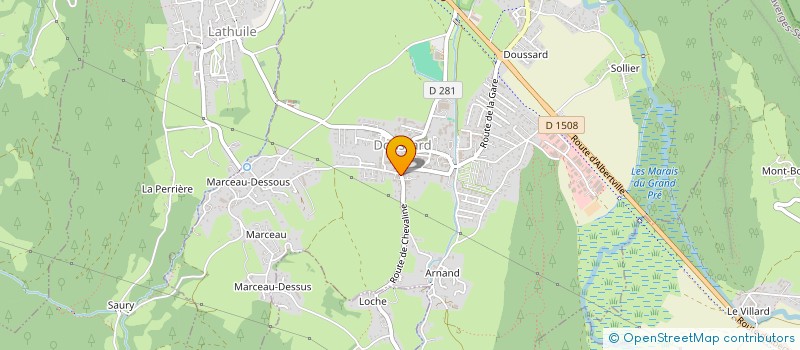 localisation de l'entreprise FJRM2N à DOUSSARD