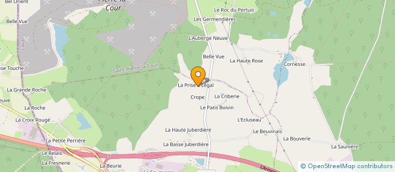 localisation de l'entreprise FJS  LA GRAVELLE