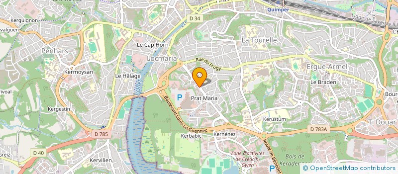 localisation de l'entreprise FJS EVENTS à QUIMPER