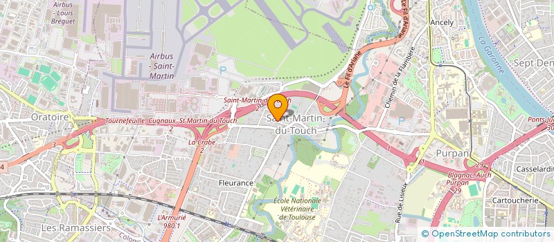 localisation de l'entreprise FJS GREEN  TOULOUSE