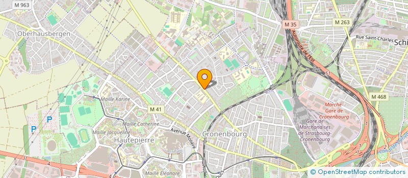 localisation de l'entreprise FJUL à STRASBOURG