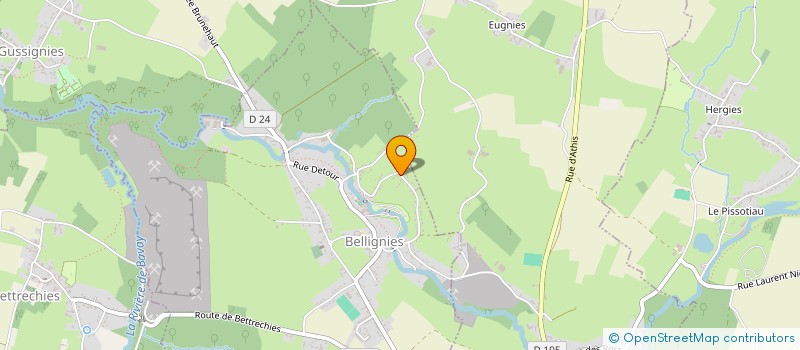localisation de l'entreprise FJVDS  BELLIGNIES