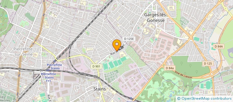 localisation de l'entreprise FK à STAINS