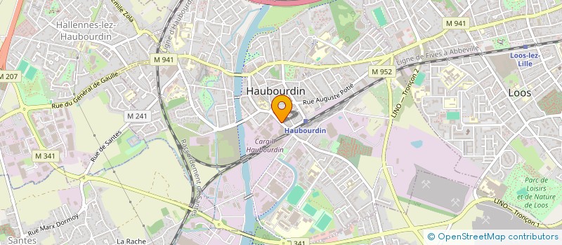 localisation de l'entreprise FK  HALLENNES-LEZ-HAUBOURDIN