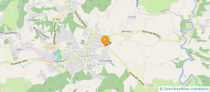 localisation de l'entreprise FK  HASPARREN