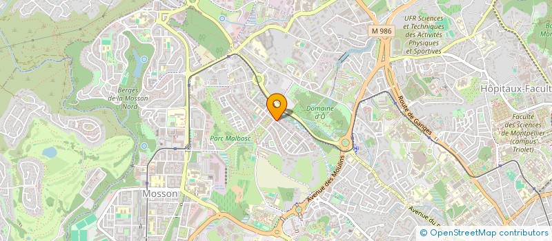 localisation de l'entreprise FK BATI à MONTPELLIER