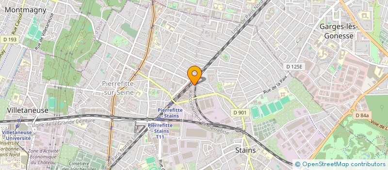 localisation de l'entreprise FK BATI PLUS à PIERREFITTE-SUR-SEINE