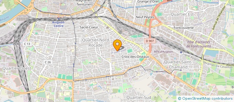 localisation de l'entreprise FK BTP  AVIGNON