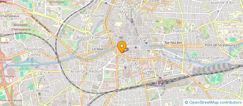 localisation de l'entreprise FK COIFFURE  RENNES