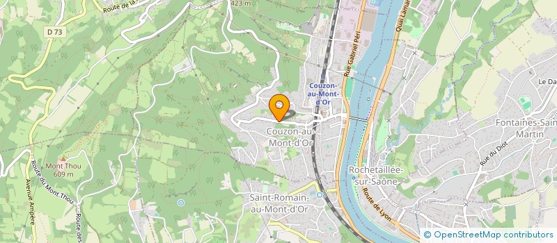 localisation de l'entreprise FK COIFFURE BARBIER  COUZON-AU-MONT-D OR