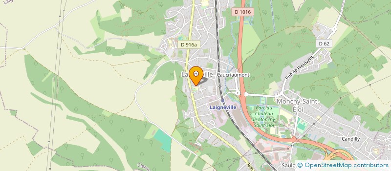 localisation de l'entreprise FK COMPANY  LAIGNEVILLE