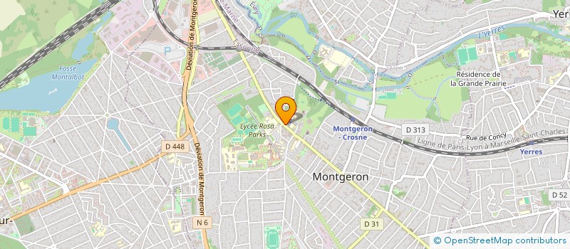 localisation de l'entreprise FK CONDUITE  MONTGERON