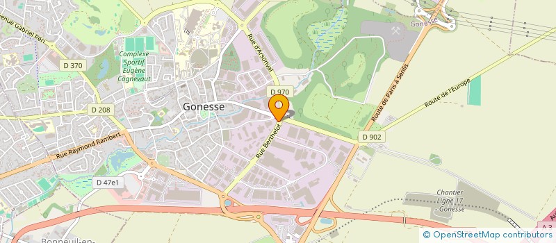 localisation de l'entreprise FK CONSEIL à GONESSE