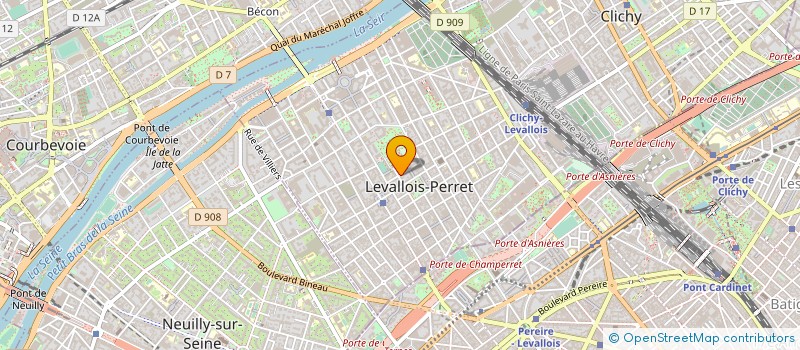localisation de l'entreprise FK CONSEIL à LEVALLOIS-PERRET
