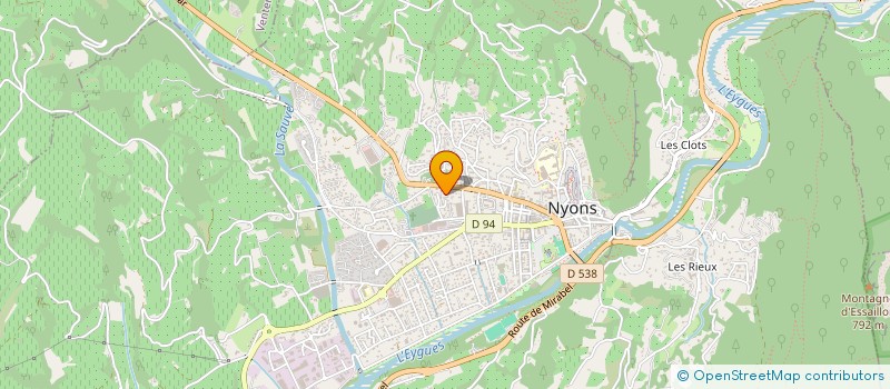 localisation de l'entreprise FK CONSEILS ET SERVICES  NYONS