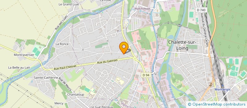 localisation de l'entreprise FK CONSULTANT à CHALETTE-SUR-LOING