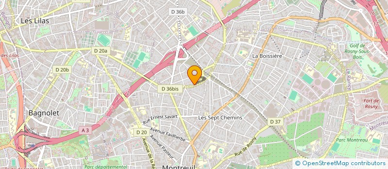 localisation de l'entreprise FK CONSULTING à ROMAINVILLE
