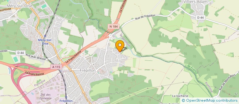 localisation de l'entreprise FK DRIVE  FREPILLON